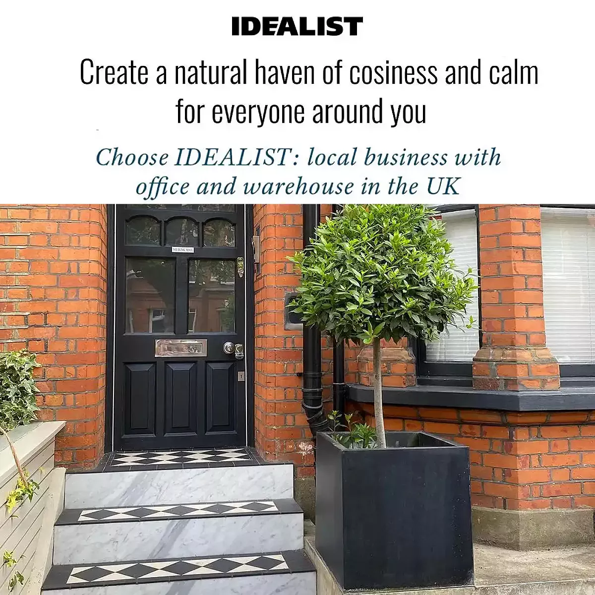 IDEALIST Lite Contemporary Flower Box Square Garden Planter, Faux Lead Light Concrete Outdoor Large Plant Pot H50 L50 W50 cm, 126L - Image 7